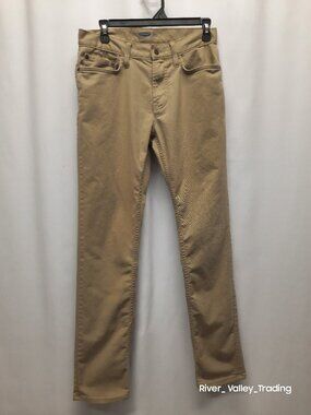 Old Navy Slim Khaki Pants Mens 29x30 Tan Brown Chino Jeans Cotton Casual School